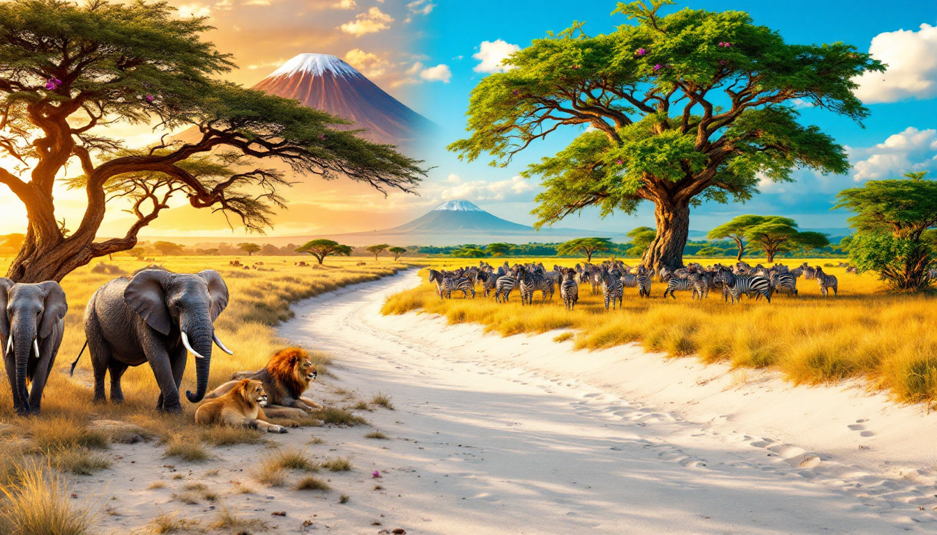 découvrez le circuit tanzanie et zanzibar : combinez l'aventure d'un safari à la découverte de la faune sauvage avec la détente sur les plages paradisiaques de zanzibar. une expérience inoubliable entre nature et farniente.