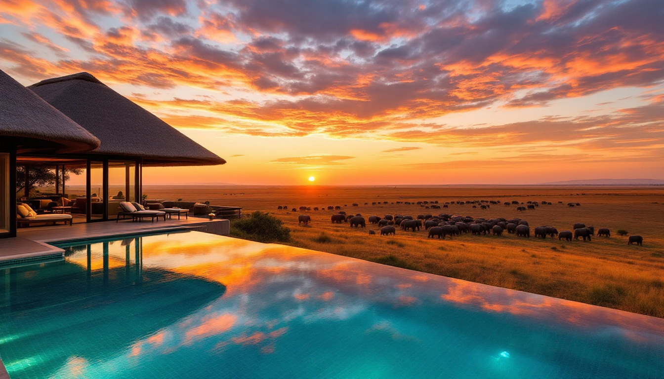 découvrez le circuit safari luxe qui vous emmène à travers des itinéraires exclusifs, séjournant dans des lodges haut de gamme et profitant d'expériences vip inoubliables. vivez des aventures uniques en pleine nature tout en étant traité comme un roi.