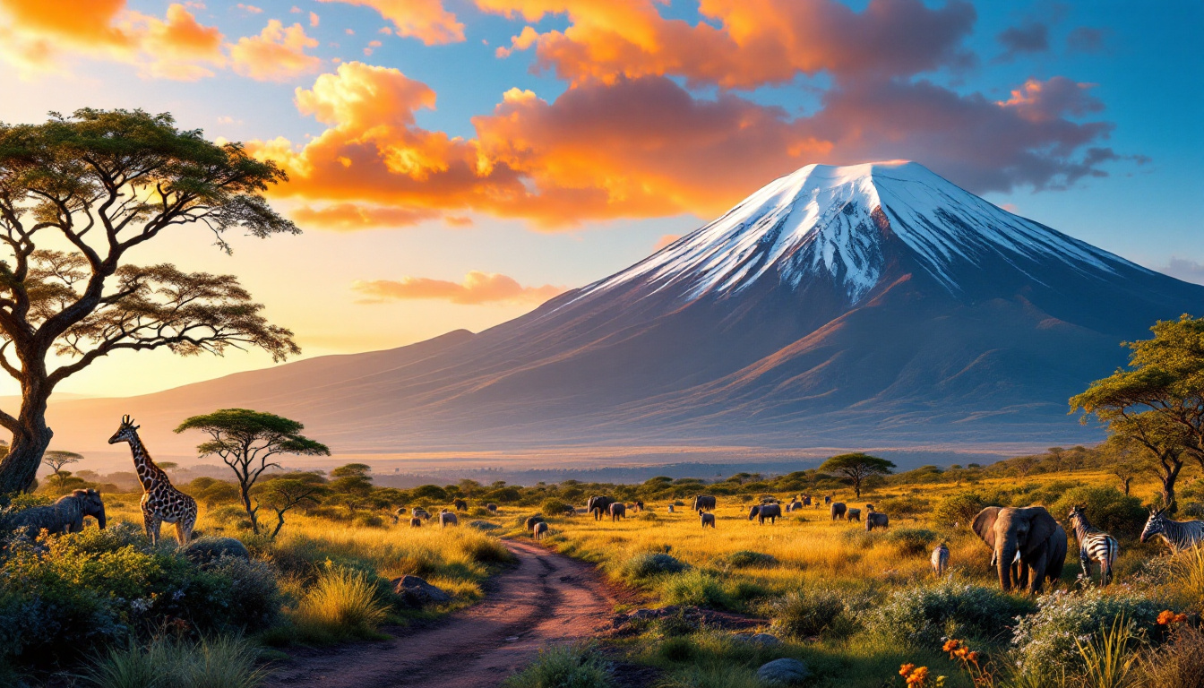 Parc national du Kilimandjaro : Une aventure entre faune sauvage et l’ascension de la montagne la plus haute d’Afrique.